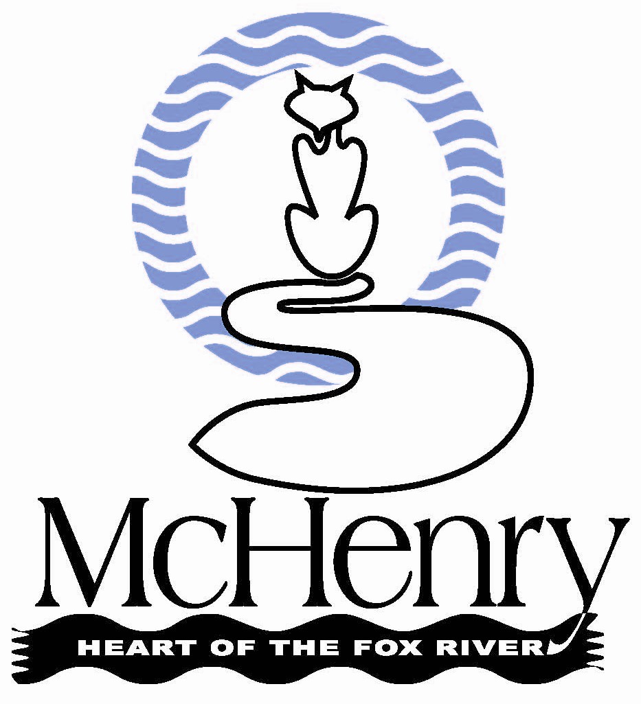 City of McHenry Logo - Fox in a circle - logo text reads McHenry heart of the fox river
